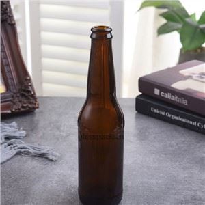 Chai bia thủy tinh màu hổ phách